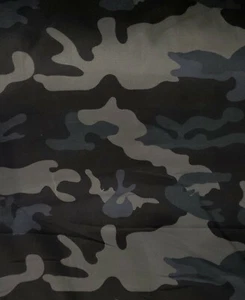 Cotton Twill Camouflage Gray Fabric by the Yard - Picture 1 of 1