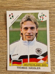 Panini Fußball WCS WM 1990 Sammelbild Deutschland Thomas Hässler - Bild 1 von 2