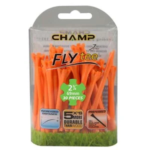 NEW 30 Champ Zarma Fly 2 3/4" Plastic Golf Tees Orange / Free Shipping - Picture 1 of 1