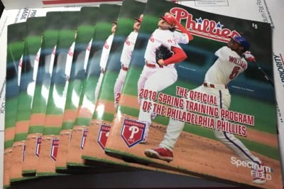 Philadelphia Phillies 2018 Official Spring Training Program Nola and Williams - Image 1 of 4