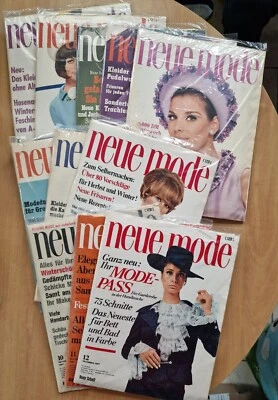 NEUE MODE NEUER SCHNITT 1 - 12 /1967 ink.SCHNITTMUSTER & SCHLÜSSEL zum AUSSUCHEN - Image 1 of 4