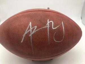 AARON RODGERS Signed Wilson Official Duke Football-NEW YORK JETS-BAS/Beckett - Picture 1 of 3