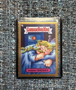 2022 Topps Garbage Pail Kids Chrome Gold #173b Wormy Shermy /50 Refractor - Picture 1 of 2