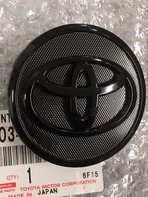 JUEGO DE 4 TAPAS CENTRALES DE RUEDA PRIUS 10-15 - NEGRO GENUINO TOYOTA 42603-12780 JUEGO DE 4 Foto 1 de 4