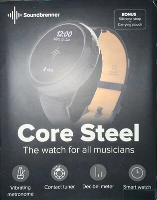 Soundbrenner Core Steel Musician Smart Watch Silicone & Leather Special Edition - Image 1 of 4