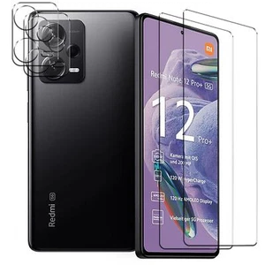 Schutzfolie für Redmi Note 12 Pro Plus 5G Display Schutzglas 2x Kamera glas - Bild 1 von 7