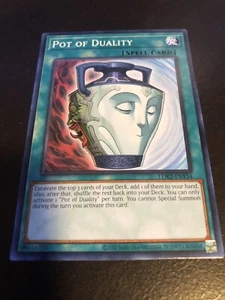 YUGIOH - Pot of Duality - LDK2-ENY34 - Common - Unlimited Ed - NM/M - Picture 1 of 1