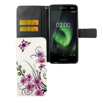Custodia Cellulare Protezione per Nokia 2.1 Cover Borsa Wallet Telefono Bumper - Immagine 1 di 4
