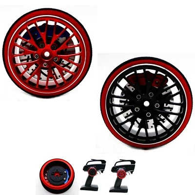 Alloy Transmitter Metal hand wheel Fits For DgLiLo RC6GS Futaba JR HPI TX RC Car - Image 1 of 4