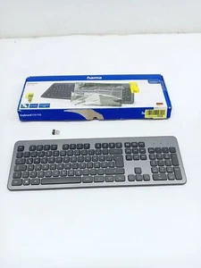 Hama Kabellose Tastatur "KW-700" (leise Tastatur deutsches Tastenlayout QWERTZ - Bild 1 von 6