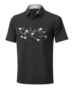 Polo uomo Mizuno Move Tech invernale calda manica corta golf -NERA o BIANCA ° - Foto 1 di 9