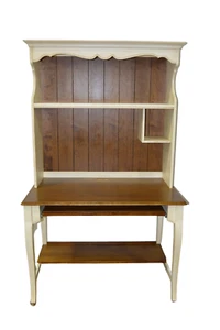 Ethan Allen Country French Computer Desk Hutch Birch 26-9427L 616 Brittany/Bord - Picture 1 of 15