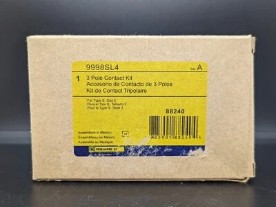 Kit de Contacto Square D 9998SL4 Talla 2 Nuevo En Caja EE. UU. GENUINO OEM Foto 1 de 4