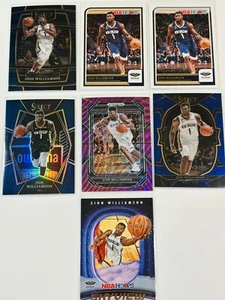 Zion Williamson Prizm Purple Wave Select Refractor NBA Hoops Insert Pelicans WOW - Picture 1 of 7