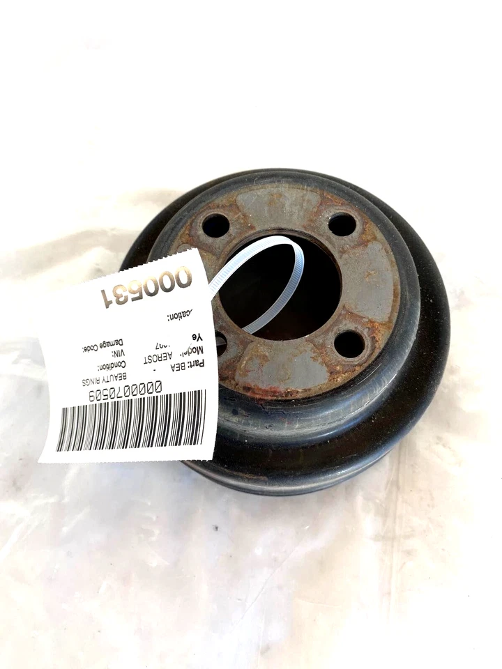 1997 FORD AEROSTAR Engine Crankshaft Serpentine Crank Damp Pulley 3 L Van OEM J - Image 1 of 4