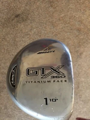 Affinity GTX 360 Titanium Driver, 1 Wood 10 Degree Used 43” - Image 1 of 4