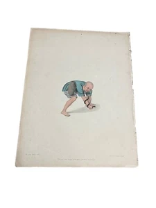 The Costume of China Pu Qua handkolorierte Gravur 1799 Dadley Schlangenfänger - Bild 1 von 12