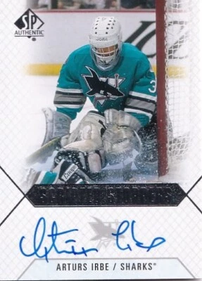 2015-16 SP Authentic Scripted Stoppers #SSAI Arturs Irbe  - Image 1 of 2