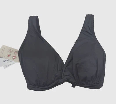 Tommy Bahama Women's Bikini Top Swimsuit Black Size M-D/DD  3663 - Image 1 of 3
