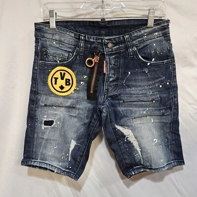 Pantalones de mezclilla cortos para hombre Dsquared2 TVB Canadá talla W42 L34 consultar tabla de tallas Dsquared2 Foto 1 de 4