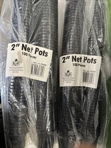 100 PCS 2 " Net Pots, Hydroponics, Vertical, indoor, outdoor growing. Ships free - Picture 1 of 1