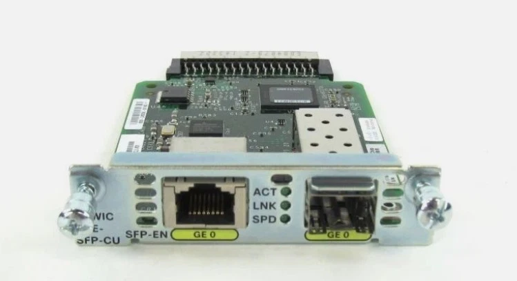 Cisco Gigabit Ethernet EHWIC-1GE-SFP-CU High-Speed WAN Card - Image 1 of 1