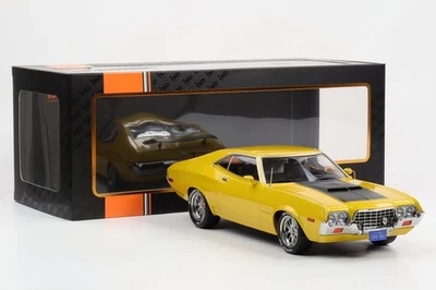 1:18 IXO Ford Gran Torino Sport 2 Porte 1972 Giallo Diecast - Immagine 1 di 4