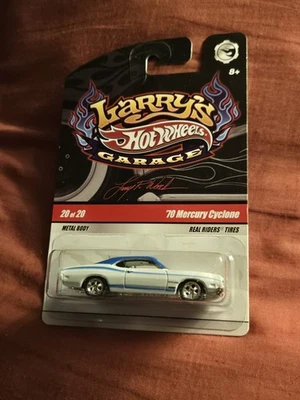 Mercury Cyclone 1970 Larry's Garage Hot Wheels. Tarjeta perfecta. Foto 1 de 4