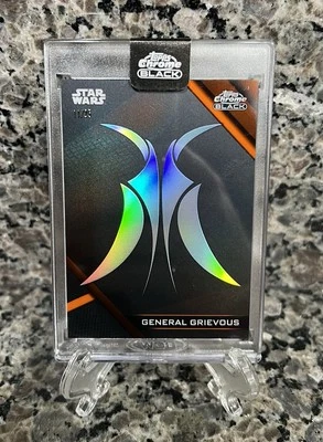 2024 Topps Chrome Black Star Wars GL-11 General Grievous 11/25 Galactic Factions - Image 1 of 4
