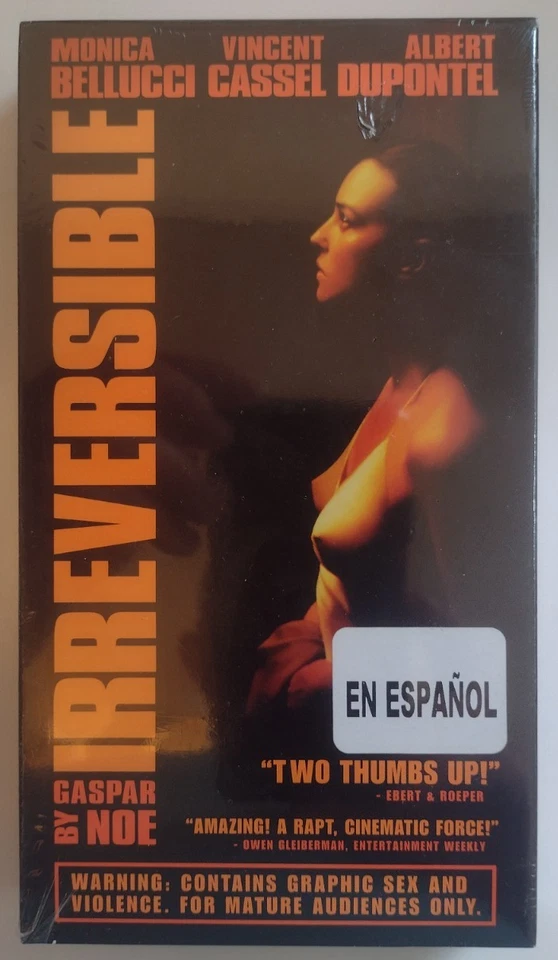 Irreversible (VHS, 2002...97 mins) RARE En Espanol Spanish New Sealed 18+ Epic - Image 1 of 3