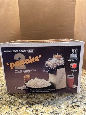 Hamilton Beach Scovill Popaire 2 Popcorn Machine Model 511 Vintage New Sealed - Image 1 of 4