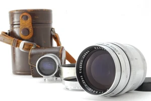 [NEAR MINT] Nikon Nikkor-P.C 85mm f/2 Lens Leica L39 + Finder + HOOD From Japan - Picture 1 of 12