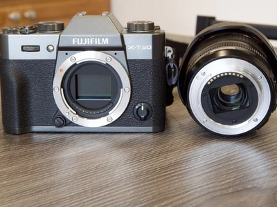 Fujifilm X-T30 w/ 2 lenses - Charcoal Silver (with 18-55mm Lens + 7.5mm Lens)   - Image 1 of 4