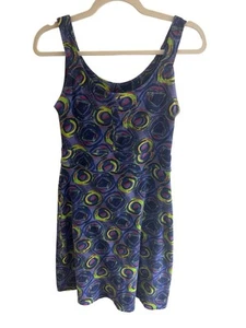Vestido sin mangas de algodón con estampado de remolinos REI para mujer talla extra pequeña - Imagen 1 de 7