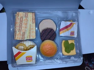 VTG Home of the Whopper Play Food Burger King Restaurant Realistic Food Lot - Picture 1 of 18