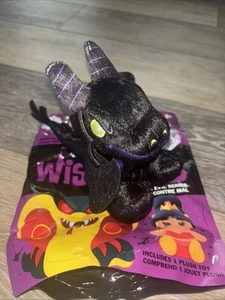 NEW Disney Parks Wishables Good Vs Evil Maleficent Dragon Small Plush 5โ - Picture 1 of 8