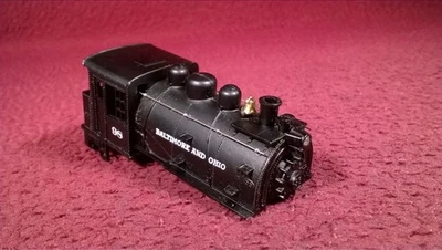 HO RIVAROSSI #98 0-4-0 TANK STEAM ENGINE - B&O BOILER/CAB SHELL - Image 1 of 4