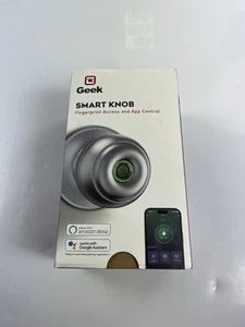 Geek Smart Knob Fingerprint Access Door Handle With App Control For Parts Only - Picture 1 of 15