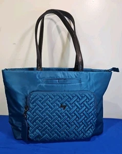Lug Arpeggio Tote Bag Ocean Blue With Sealife Interior Print Black Handles - Bild 1 von 14