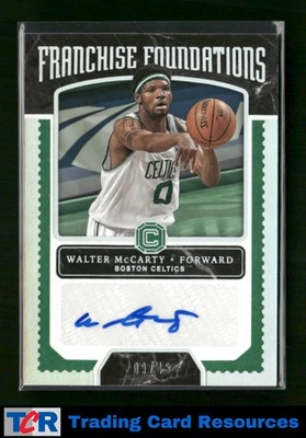 2017-18 Cornerstones Walter McCarty Franchise Foundations Silver #/49 Auto - Image 1 of 2