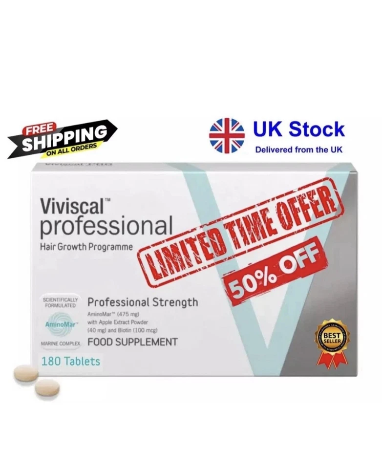 Viviscal Professional Hair Growth Programme - 180 Tablets - ProfessionalStrength