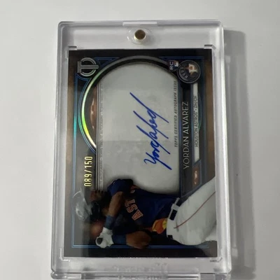 2020 Topps Tribute Yordan Alvarez Autographed 089/150 Rookie Card 🔥🔥🔥 - Image 1 of 3