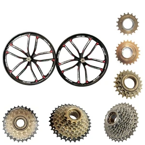Rueda Mag de bicicleta de 26"" de 10 radios 100*135 mm con rueda libre giratoria única y múltiple - Imagen 1 de 41
