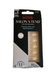 Kiss Salon X-Tend LED Soft Gel System 30 Ct SXD01 91633 Sculped nail 30 Nails - Picture 1 of 4