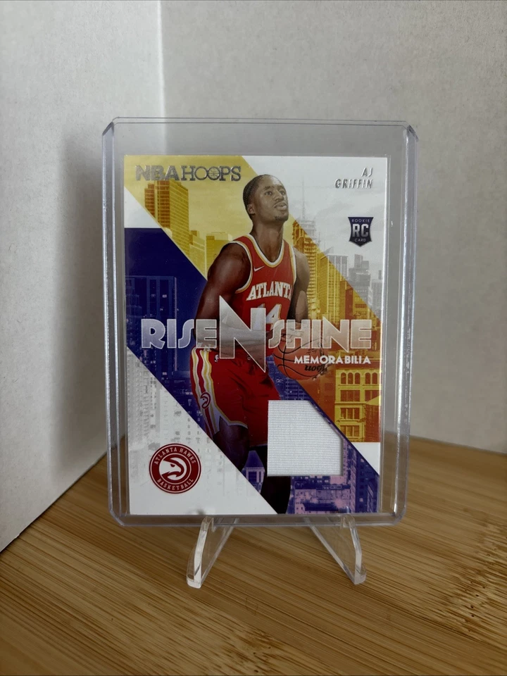 2022-23 Panini NBA Hoops - Rise N Shine Memorabilia AJ Griffin #RS-AG (MEM, RC) - Image 1 of 2