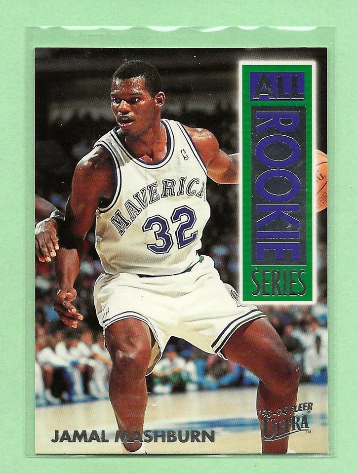 JAMAL MASHBURN - 1993-94 Fleer Ultra "All Rookie Series" - #9/15 - Mavericks Foto 1 de 1