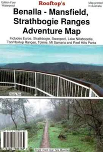 Benalla Mansfield Strathbogie Ranges Adventure Map - Rooftop Maps - Picture 1 of 3