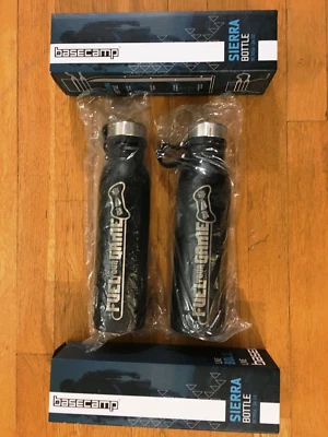 Lotto due bottiglie Sierra Basecamp 24 oz nuove acciaio inox promo tappo attaccato - Immagine 1 di 4