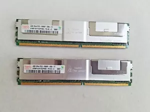 8GB (2X4GB) PC2-5300F DDR2 Server Memory RAM HYMP151F72CP4N3-Y5 - Picture 1 of 3
