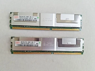 8GB (2X4GB) PC2-5300F DDR2 Server Memory RAM HYMP151F72CP4N3-Y5 - Image 1 of 3